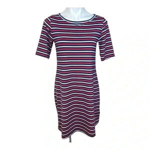 Vineyard Vines Striped Sankaty patriotic Swing Dress size  XS 2Q010647